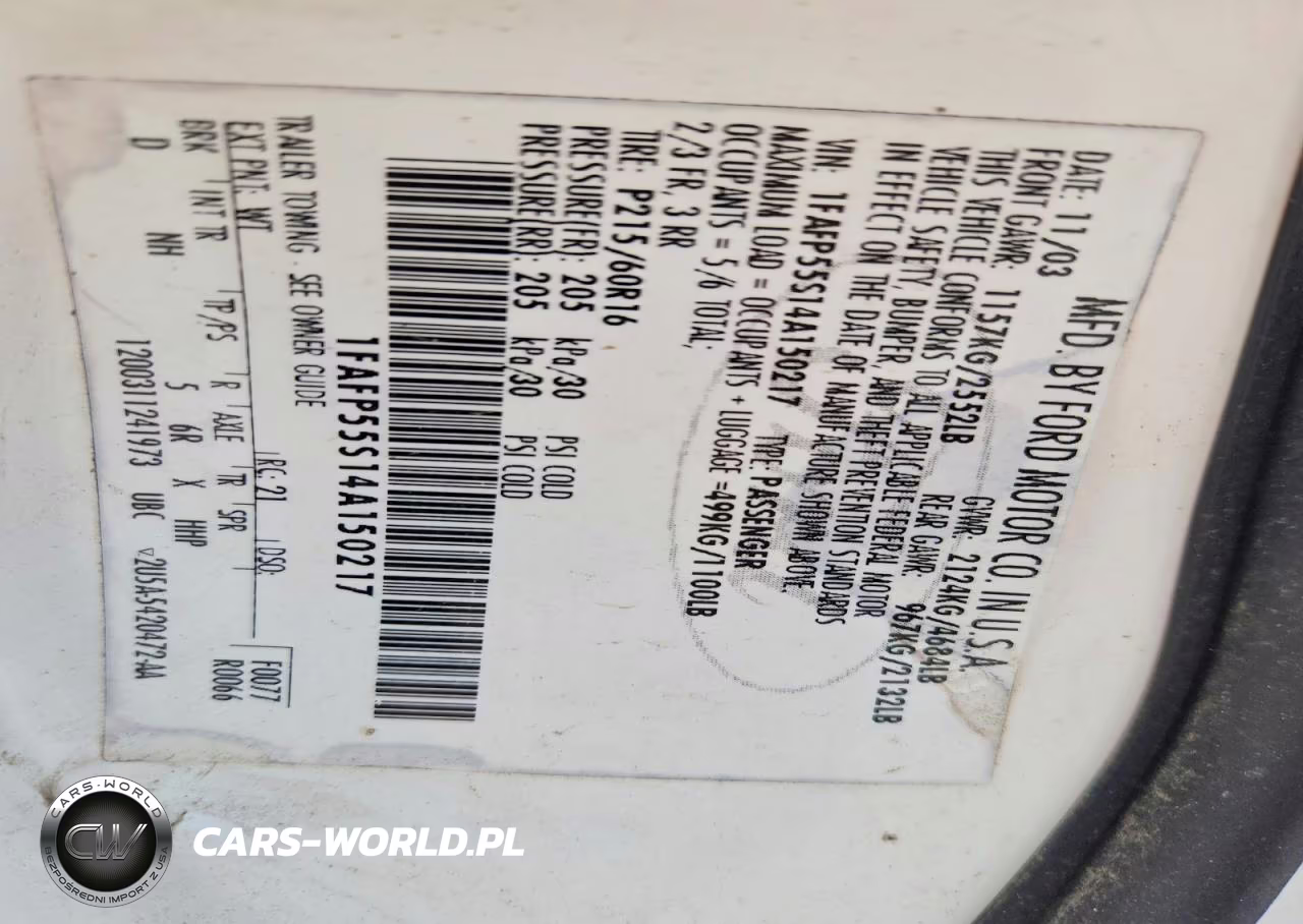 2004 Ford Taurus Ses VIN:1FAFP55S14A150217 - 12