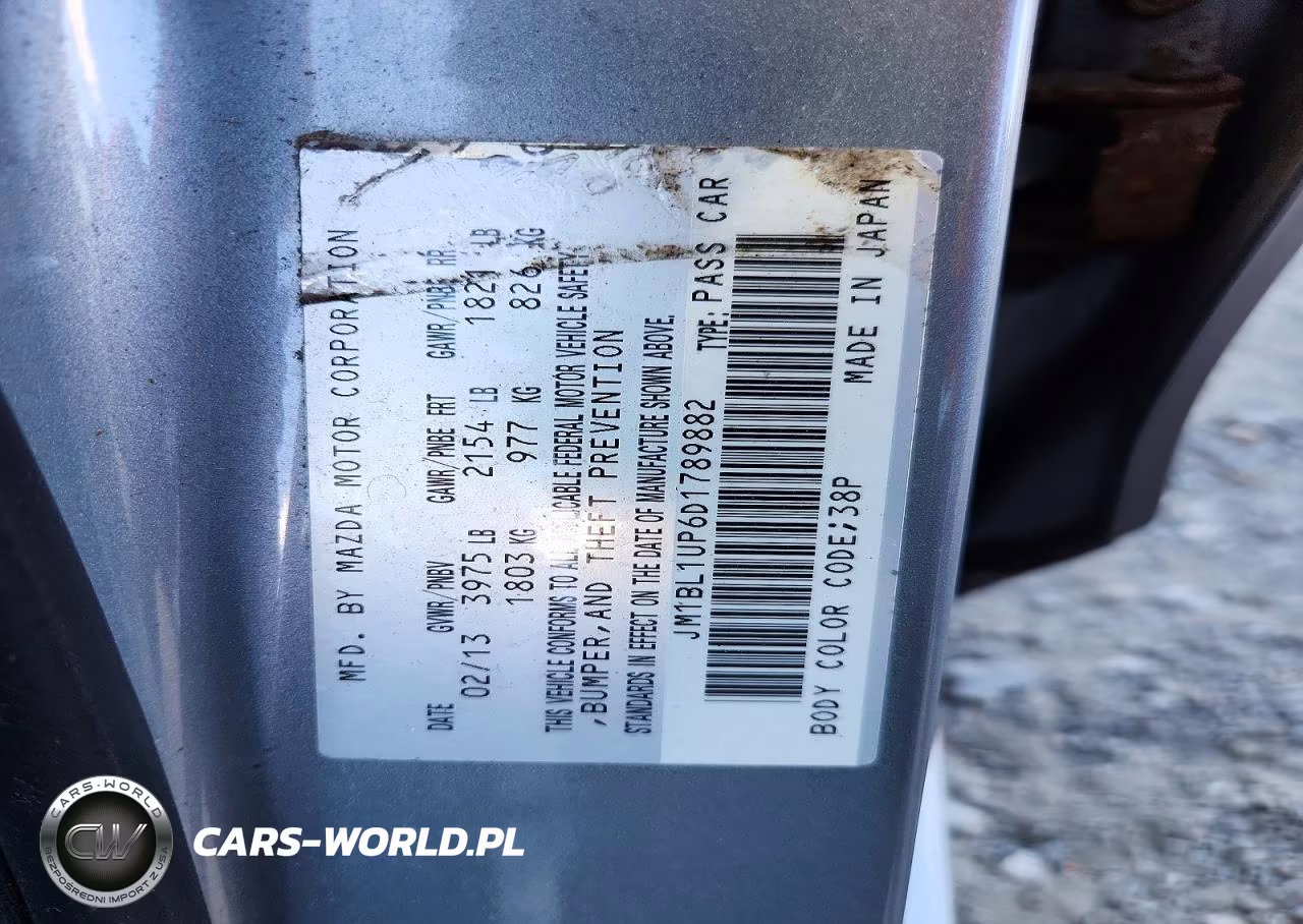 2013 Mazda 3 I VIN:JM1BL1UP6D1789882 - 12