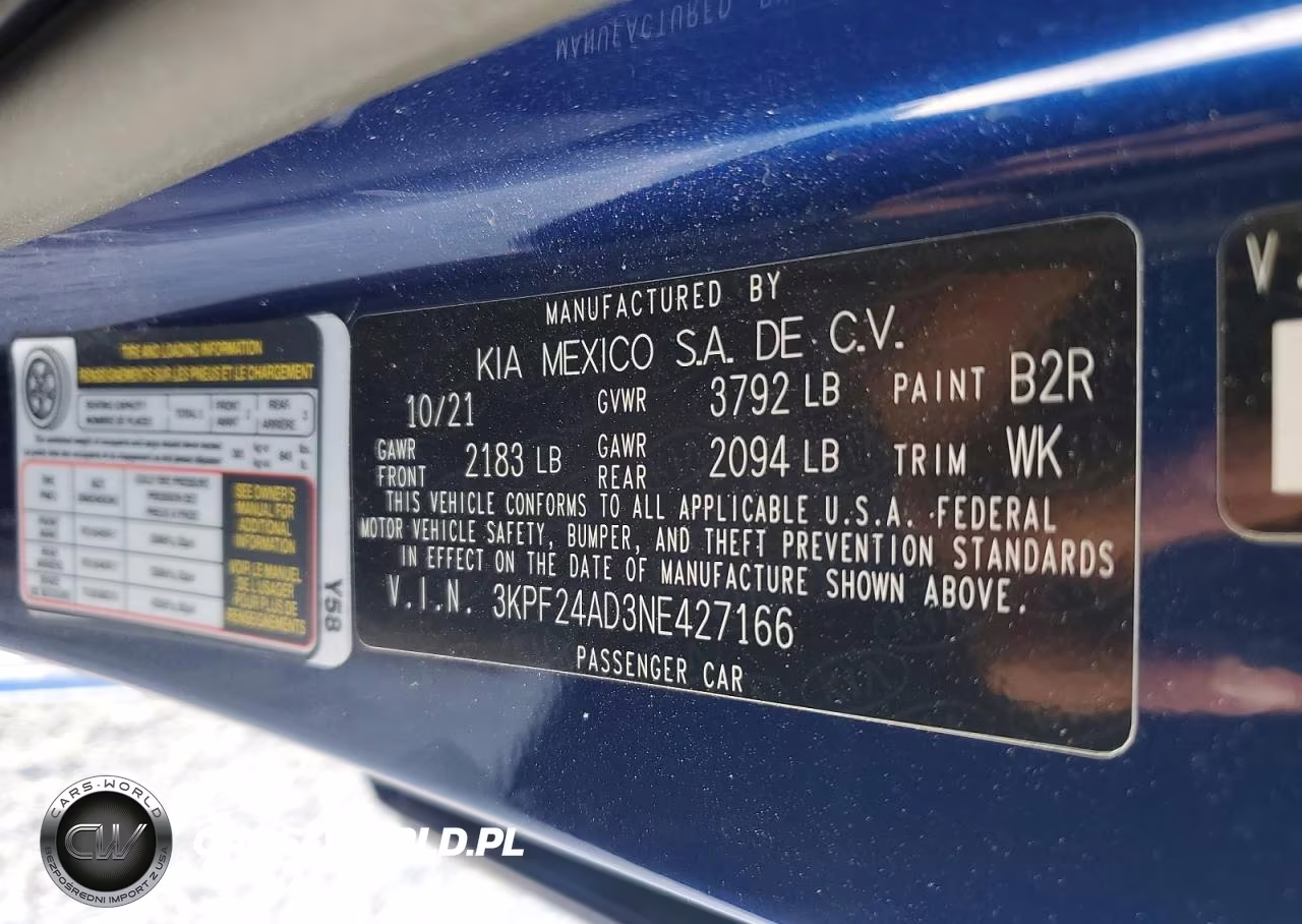 2022 Kia Forte Lxs VIN:3KPF24AD3NE427166 - 12