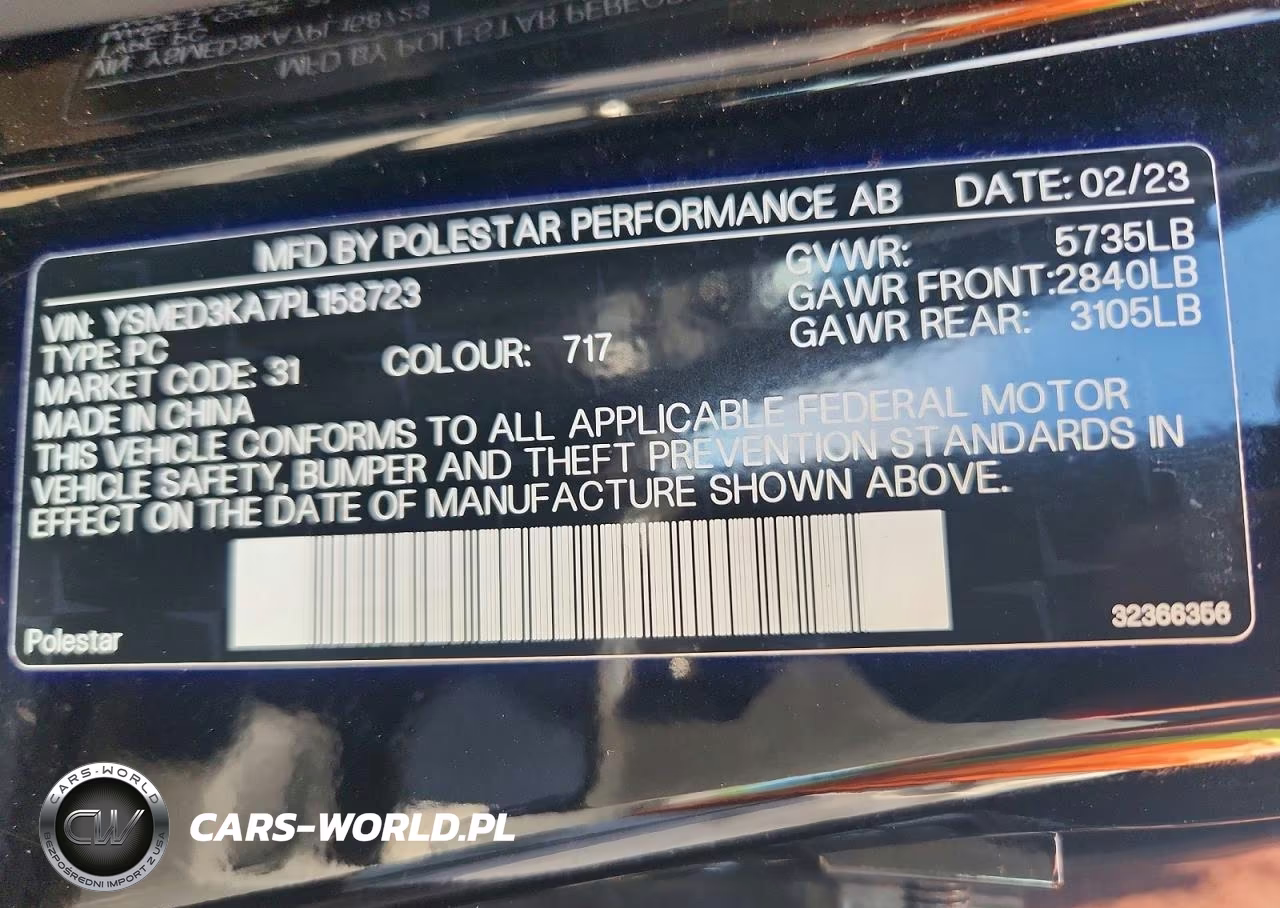 2023 Polestar 2 VIN:YSMED3KA7PL158723 - 12