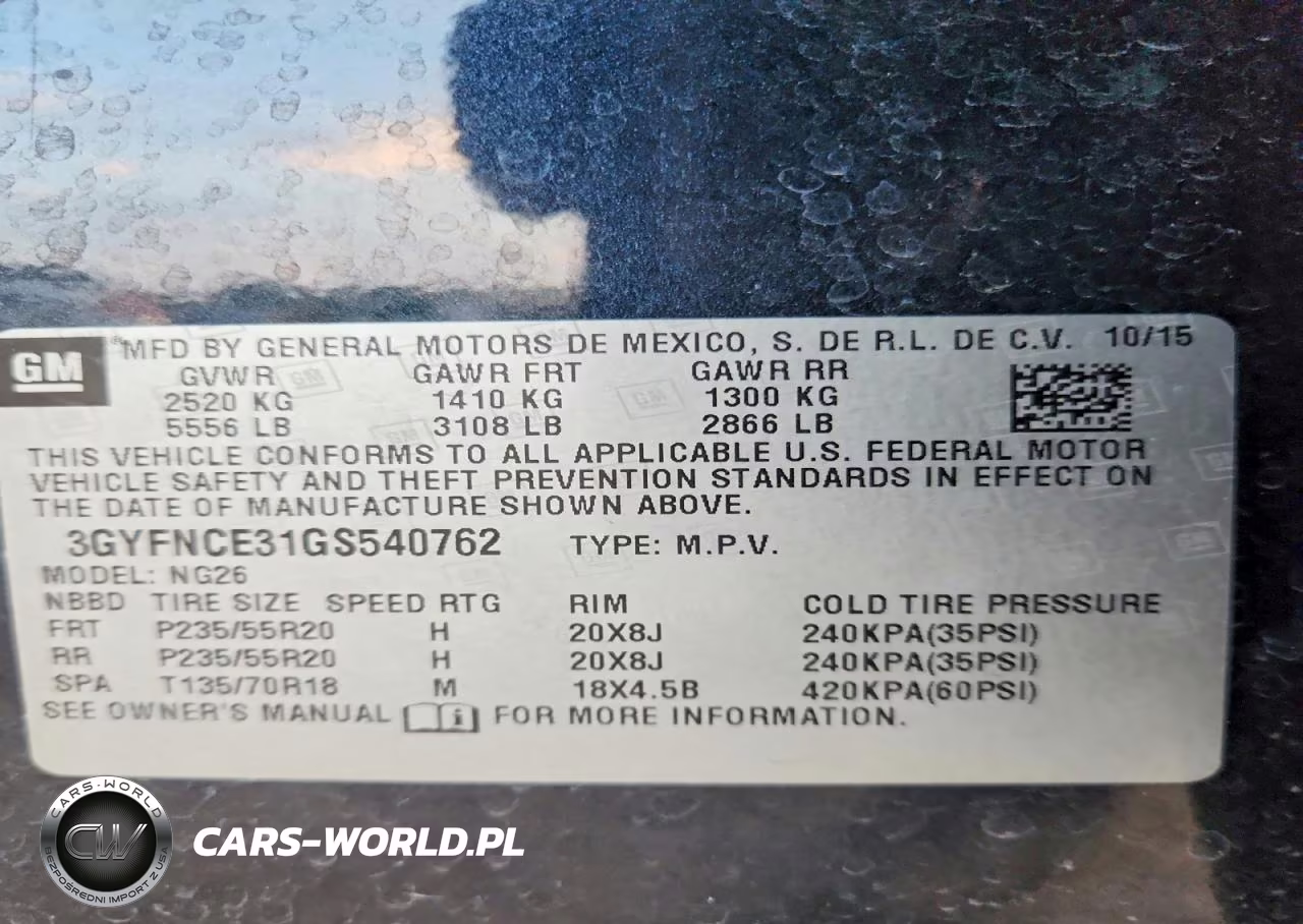 2016 Cadillac Srx Performance Collection VIN:3GYFNCE31GS540762 - 13