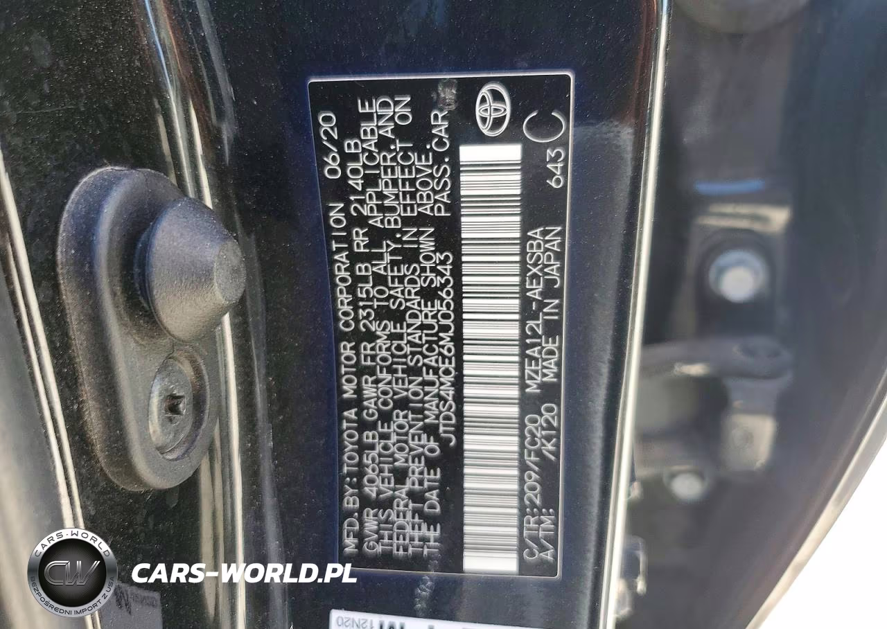 2021 Toyota Corolla Se VIN:JTDS4MCE6MJ056343 - 12
