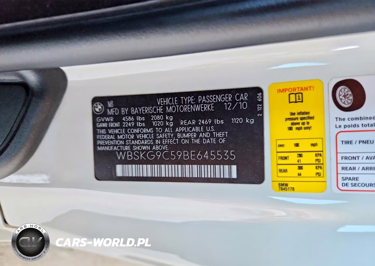 2011 BMW M3 VIN:WBSKG9C59BE645535 - 13