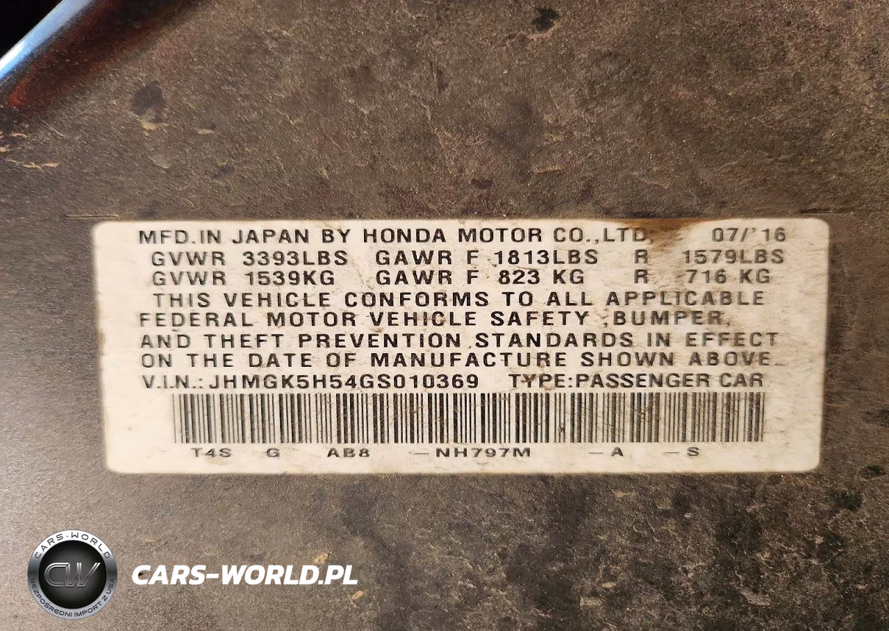 2016 Honda Fit Lx VIN:JHMGK5H54GS010369 - 12