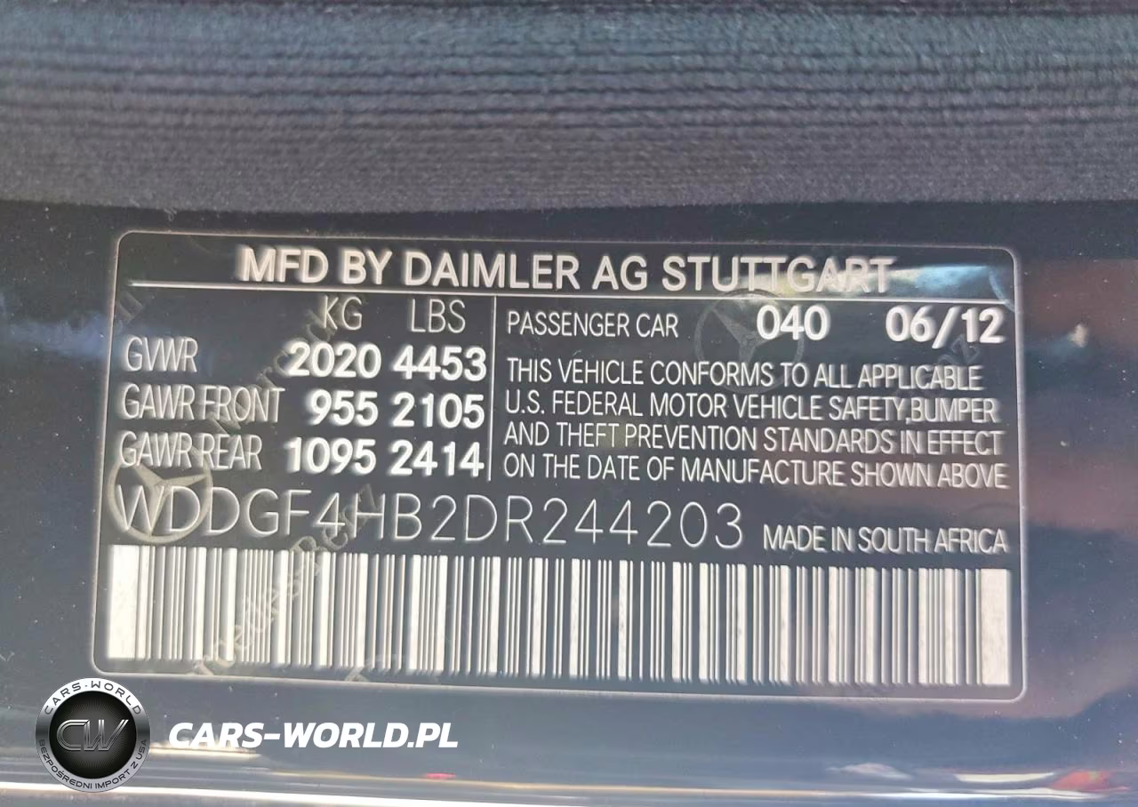 2013 Mercedes-Benz C 250 VIN:WDDGF4HB2DR244203 - 12