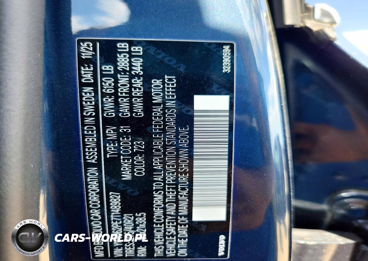 2026 Volvo Xc90 Plus VIN:YV4062PE7T1489827 - 14