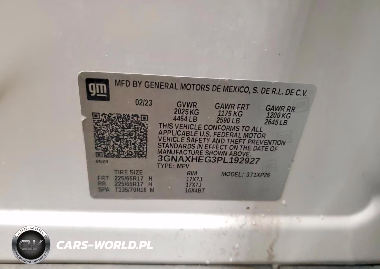 2023 Chevrolet Equinox Ls VIN:3GNAXHEG3PL192927 - 13