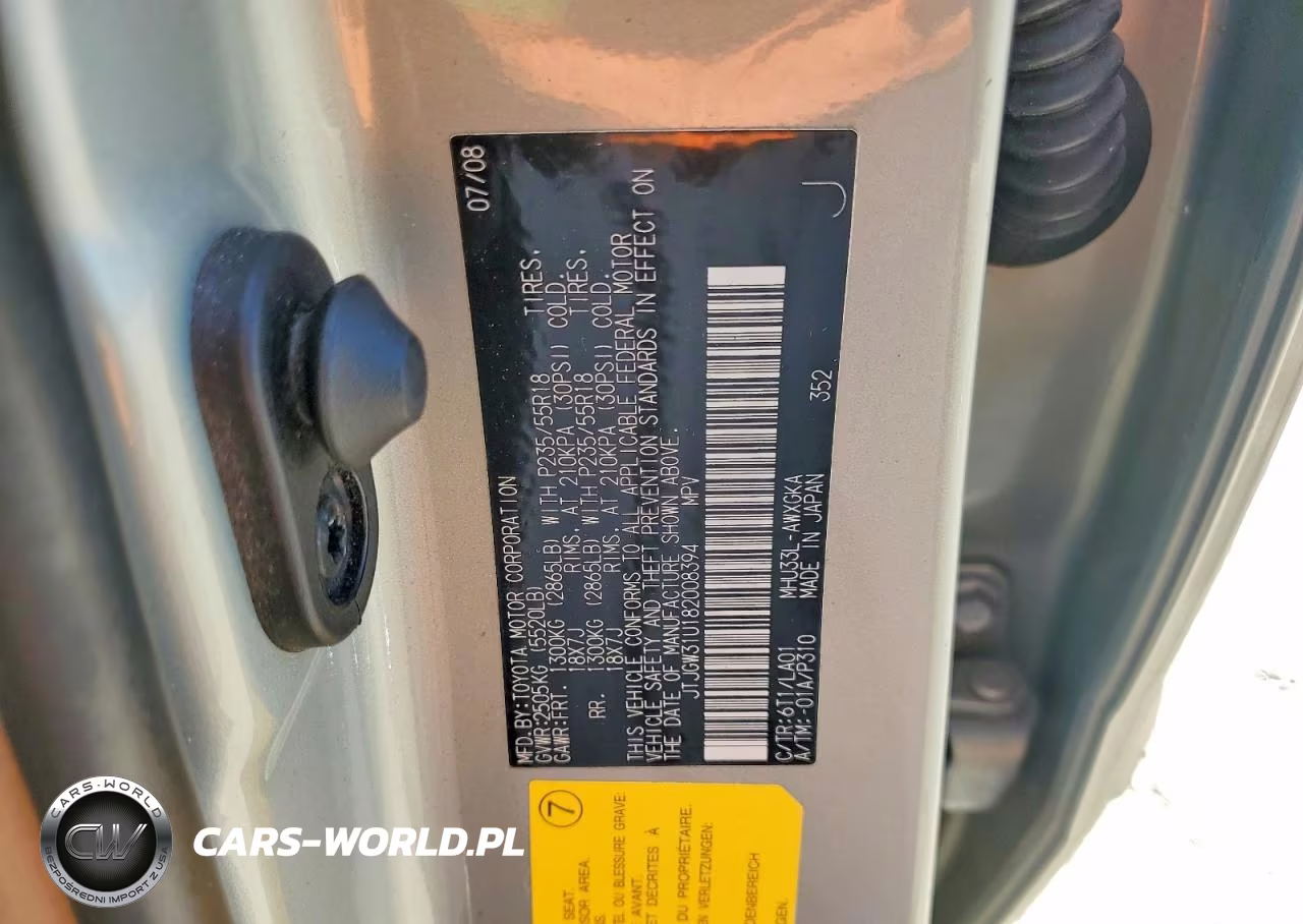 2008 Lexus Rx 400H VIN:JTJGW31U182008394 - 12