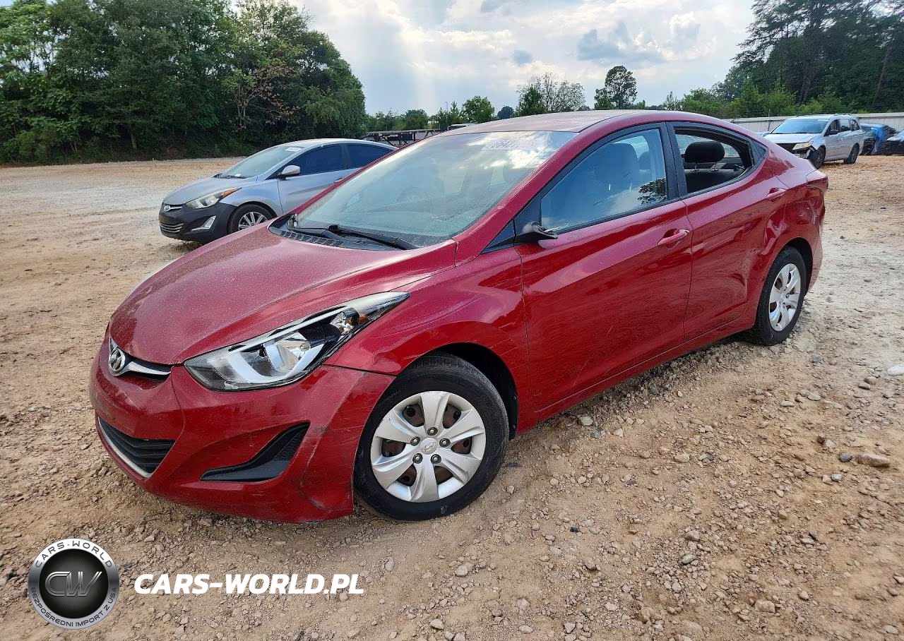 2016 Hyundai Elantra Se VIN:KMHDH4AE8GU573612 - 1