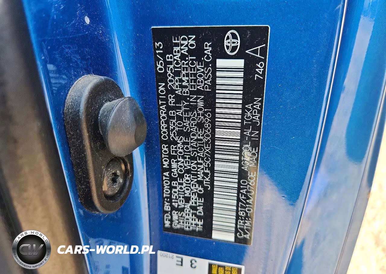 2014 Scion Tc Base VIN:JTKJF5C7XE3068961 - 12