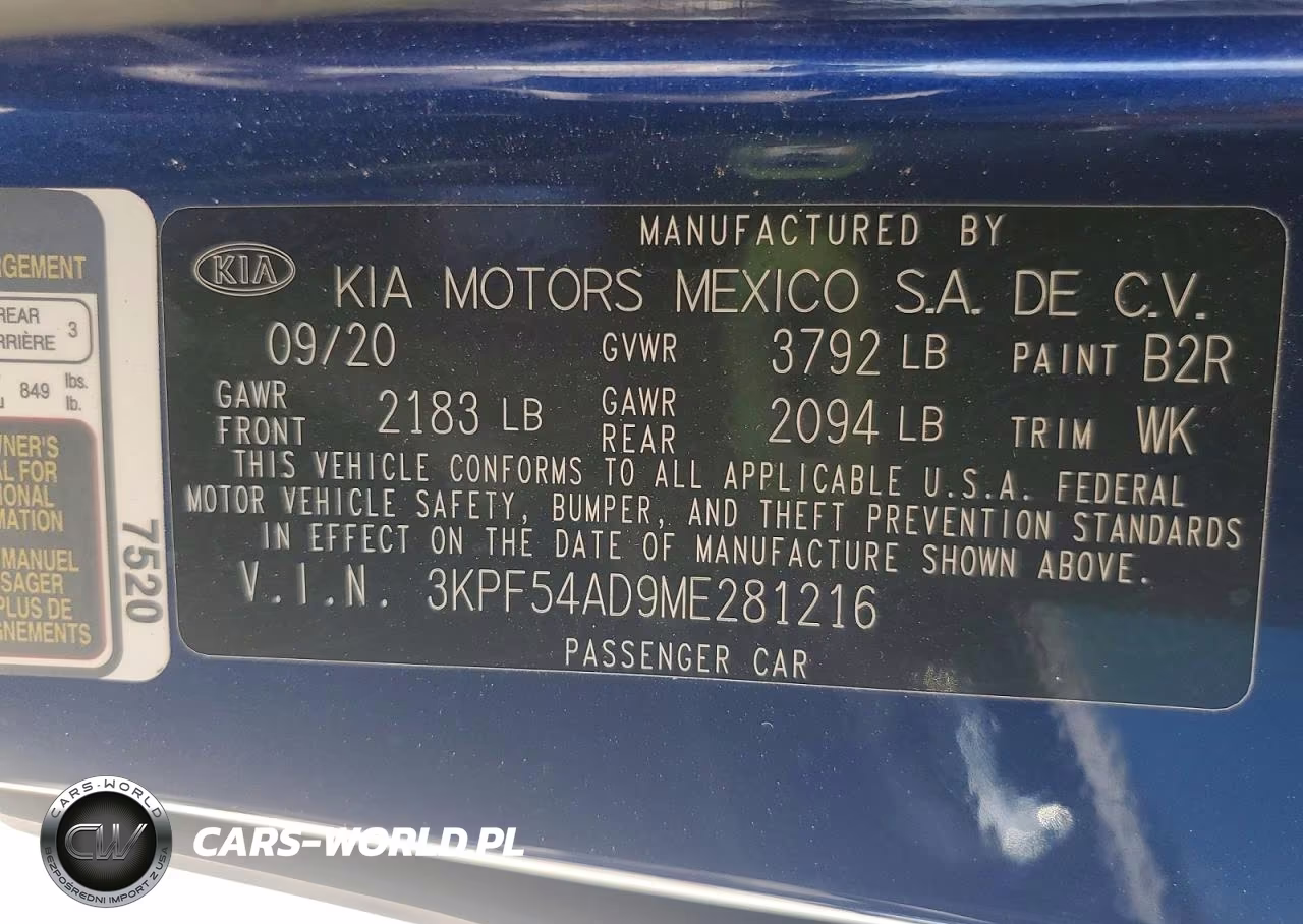 2021 Kia Forte Ex VIN:3KPF54AD9ME281216 - 12