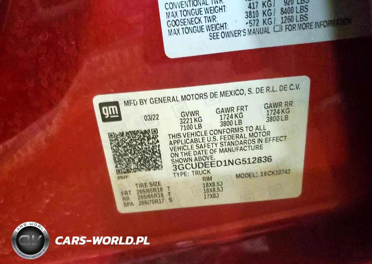 2022 Chevrolet Silverado K1500 Rst VIN:3GCUDEED1NG512836 - 12