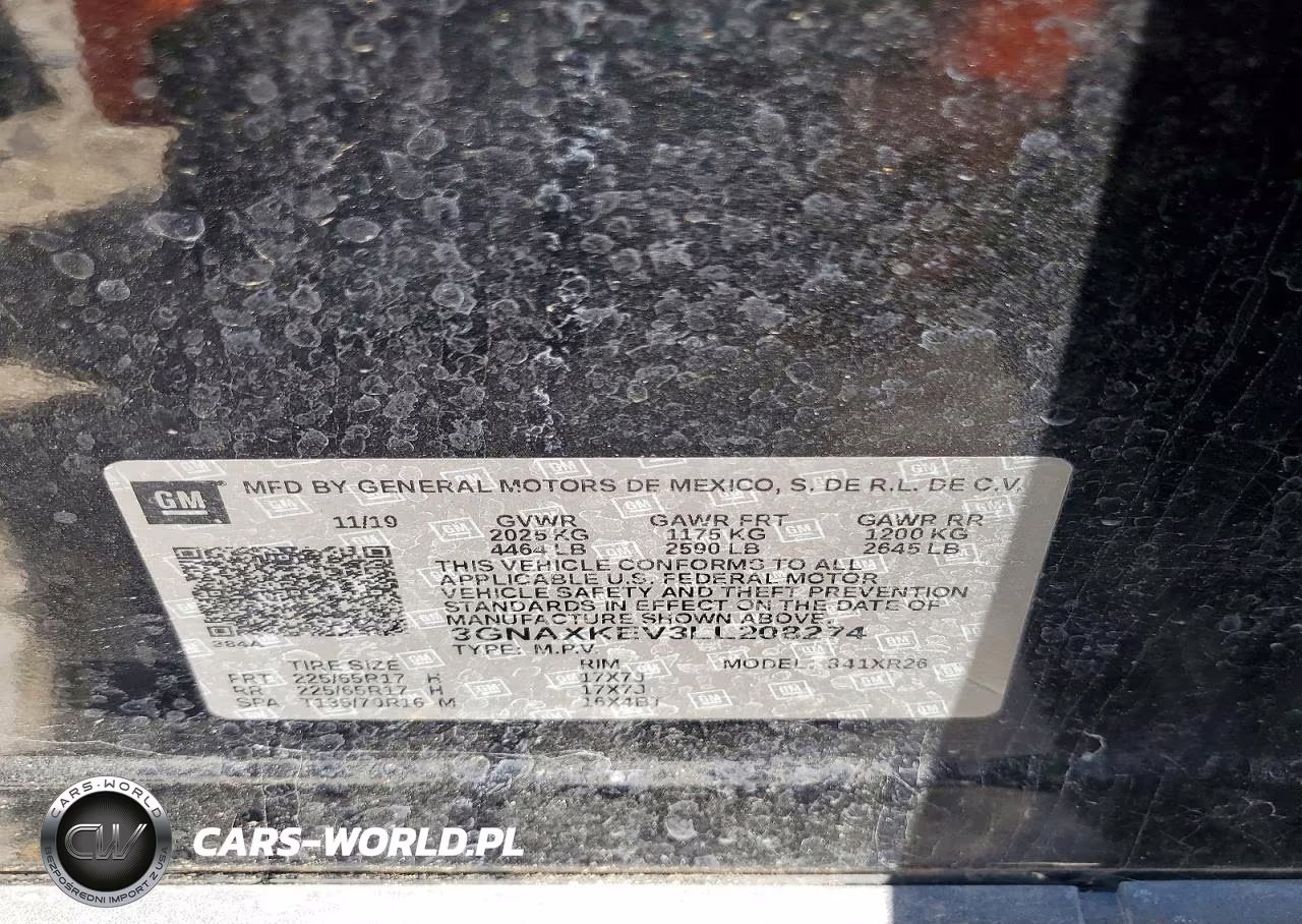 2020 Chevrolet Equinox Lt VIN:3GNAXKEV3LL208274 - 14