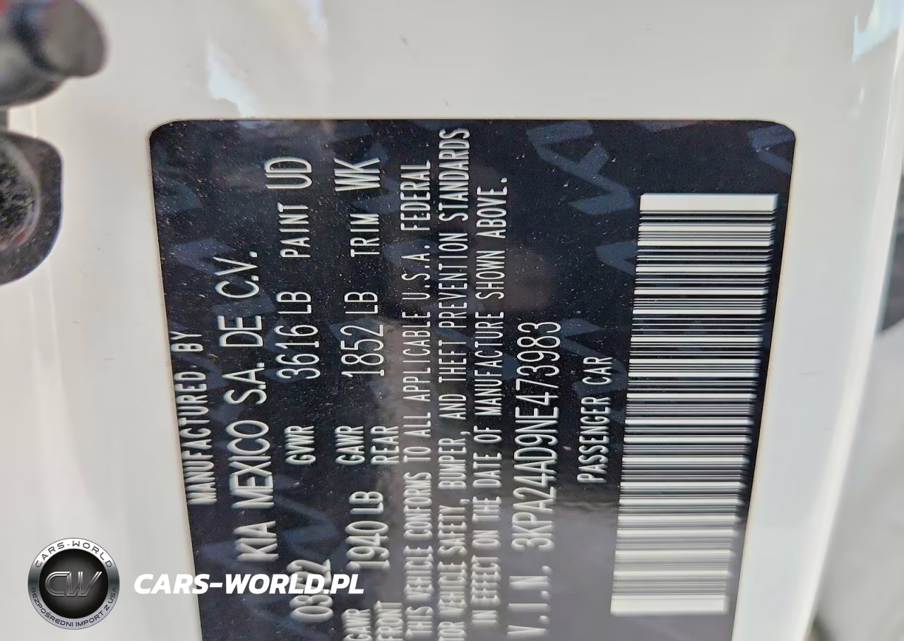 2022 KIA RIO LX VIN:3KPA24AD9NE473983 - 12