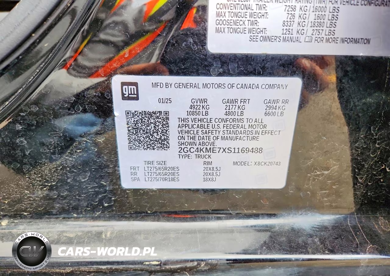 2025 Chevrolet Silverado K2500 Custom VIN:2GC4KME7XS1169488 - 13