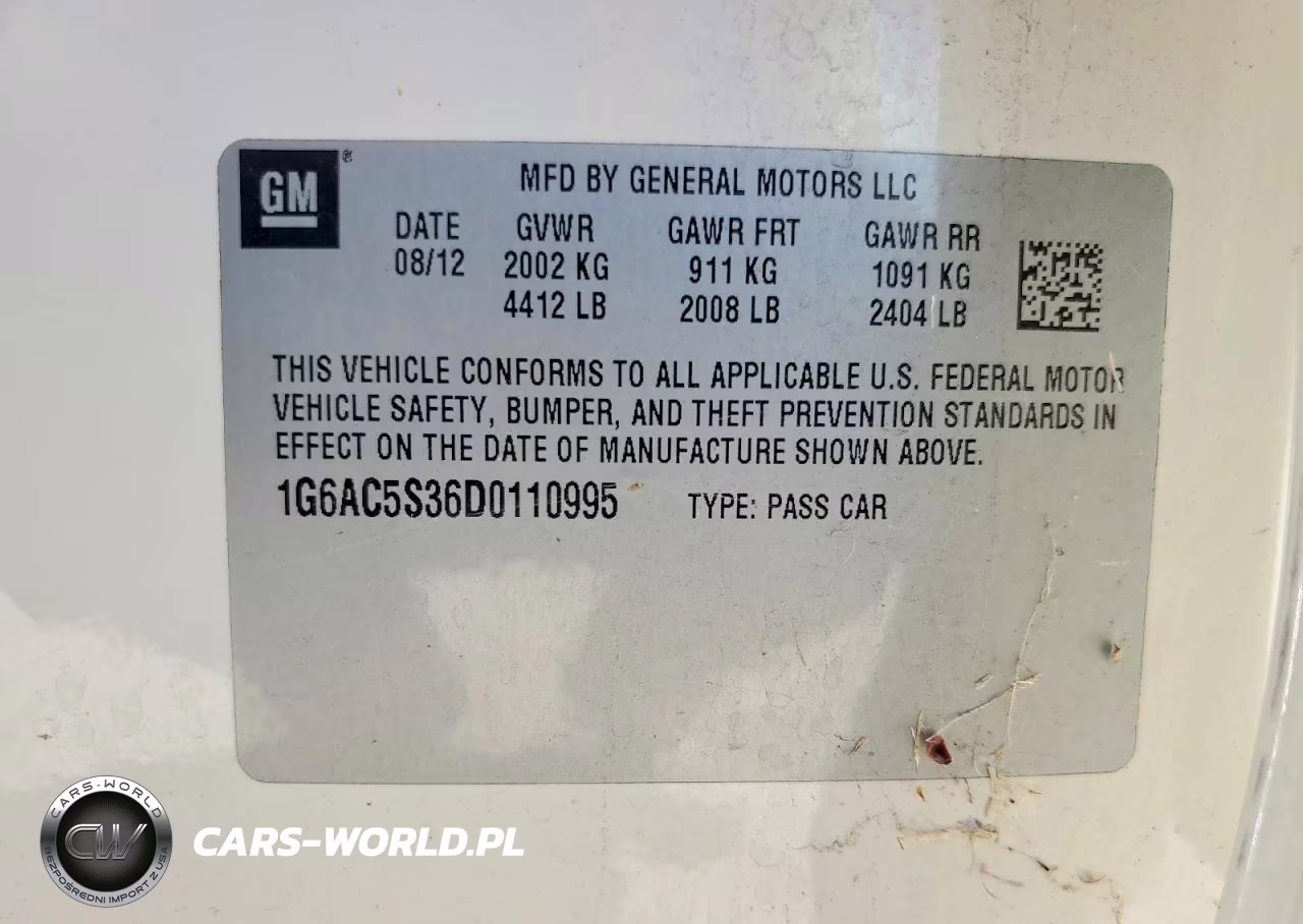 2013 Cadillac Ats Performance VIN:1G6AC5S36D0110995 - 13