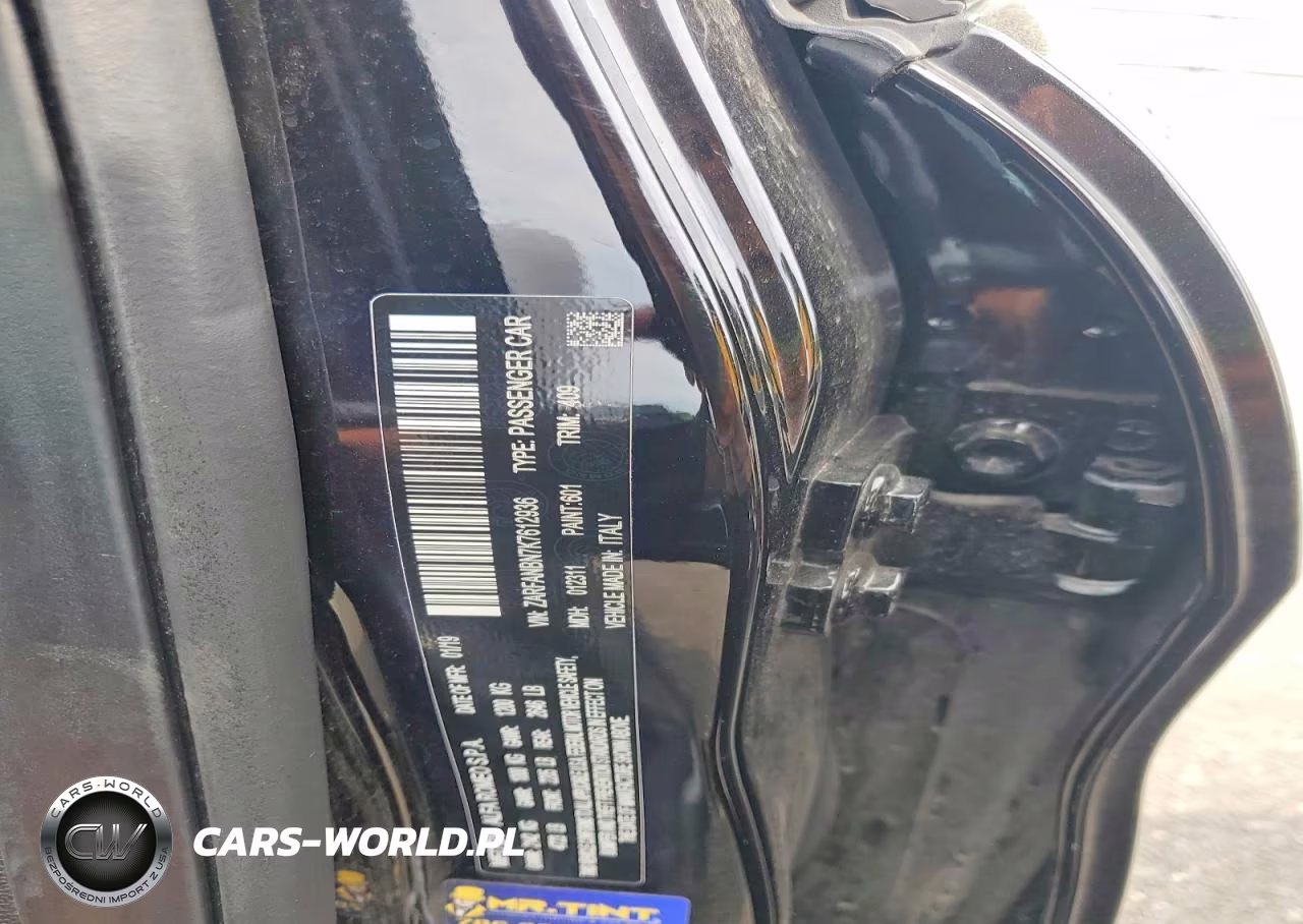 2019 Alfa Romeo Giulia Ti VIN:ZARFANBN7K7612936 - 12