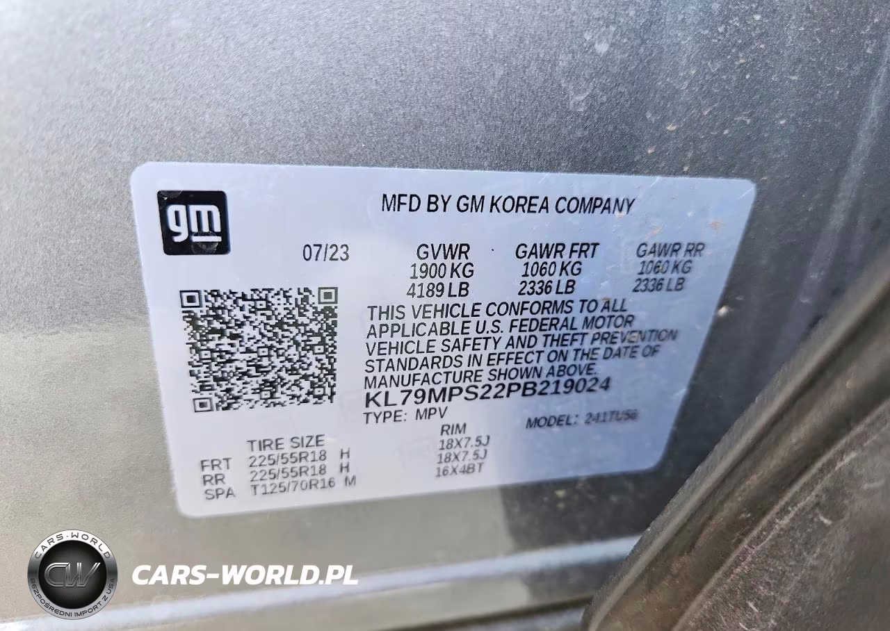 2023 Chevrolet Trailblazer Lt VIN:KL79MPS22PB219024 - 13