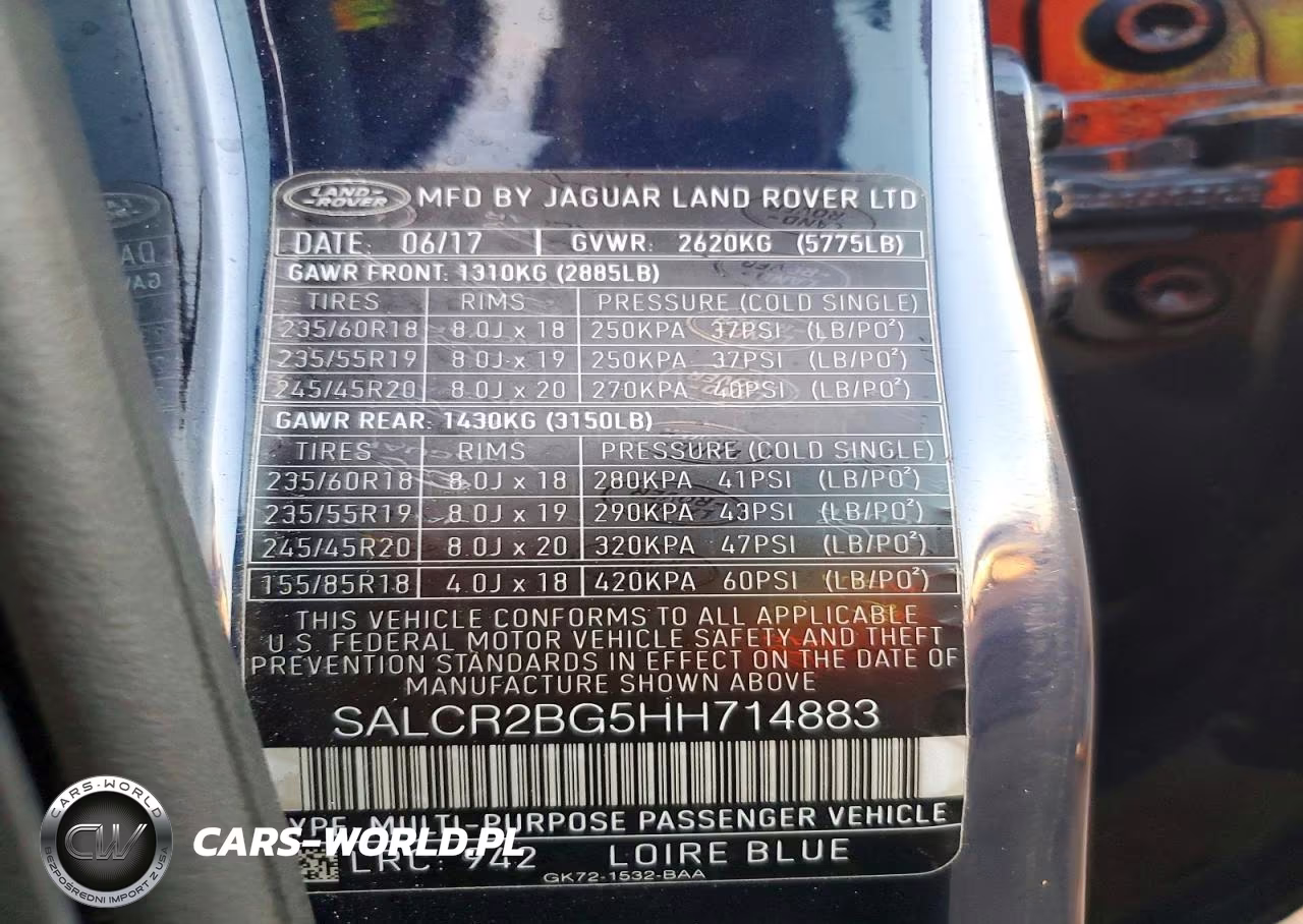 2017 Land Rover Discovery Sport Hse VIN:SALCR2BG5HH714883 - 13