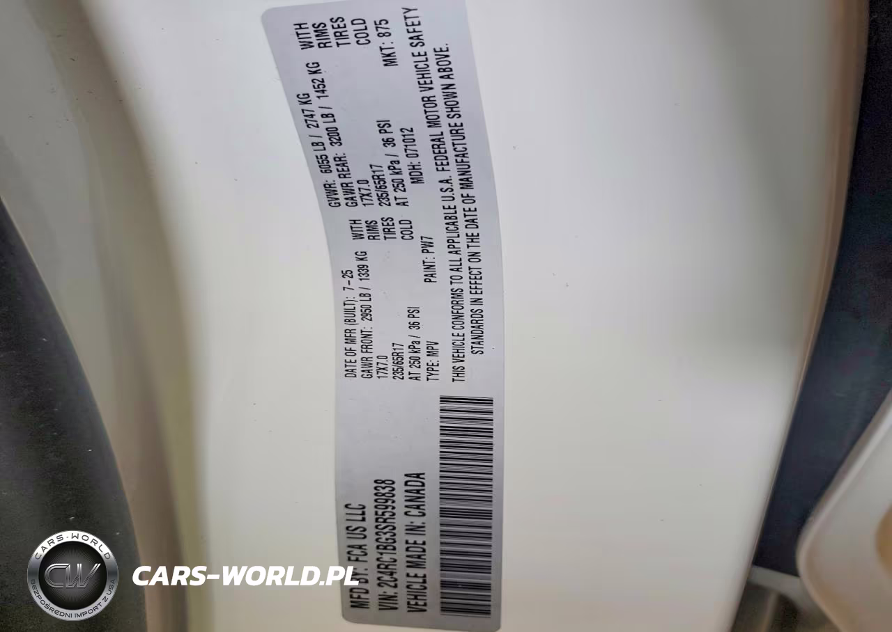 2025 Chrysler Pacifica Select VIN:2C4RC1BG3SR599838 - 12