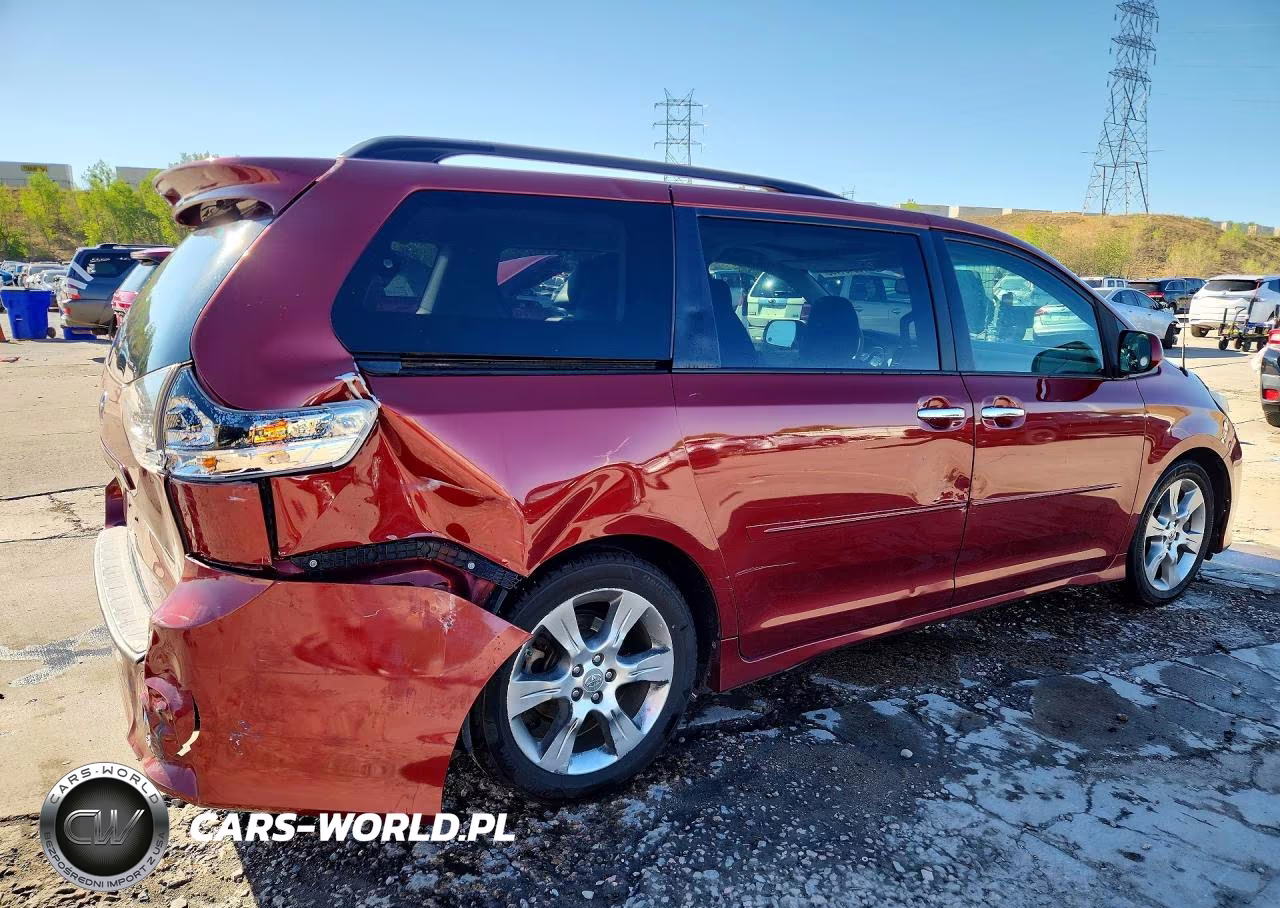2013 Toyota Sienna Sport VIN:5TDXK3DC9DS351975 - 3