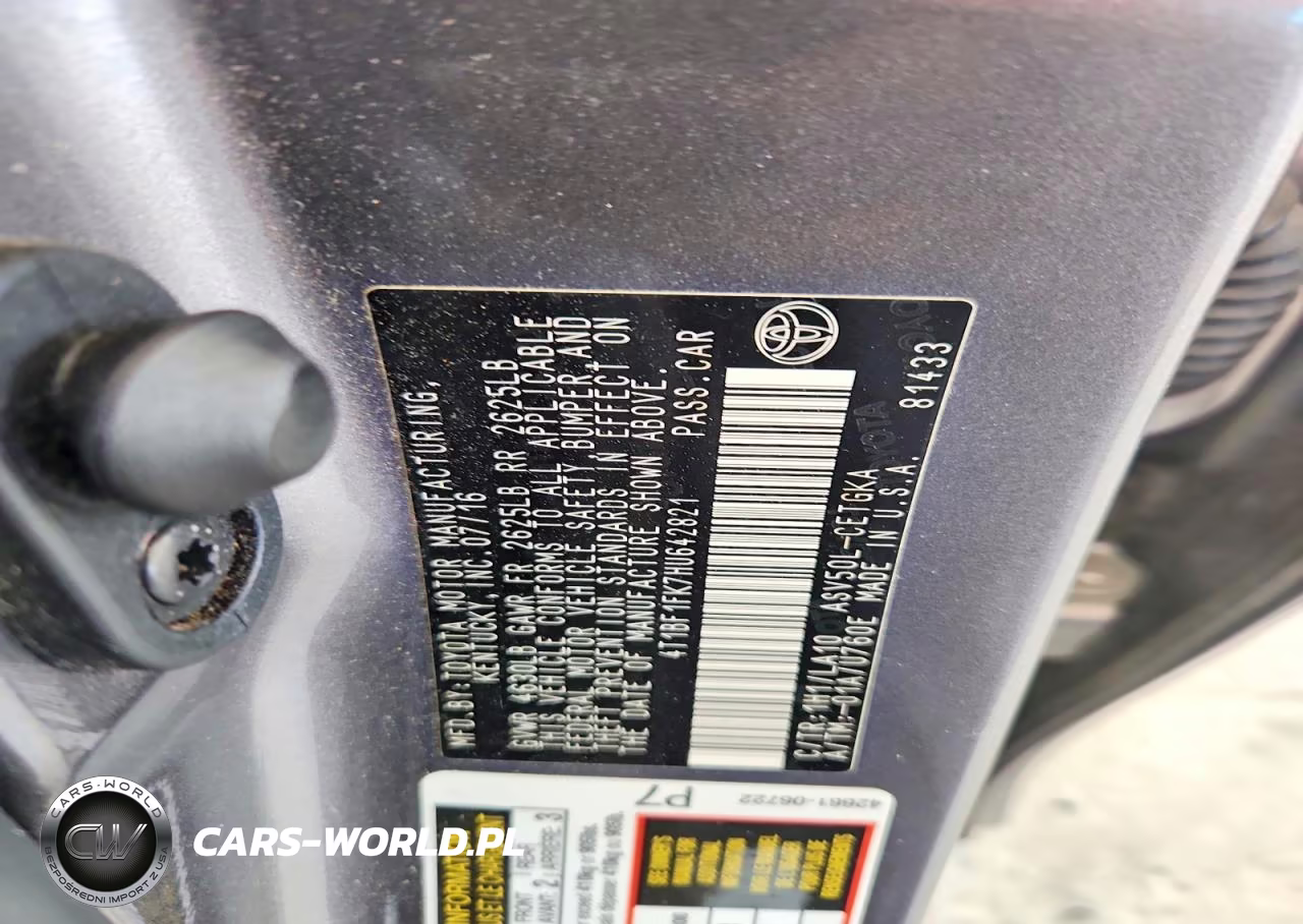 2017 Toyota Camry Xle VIN:4T1BF1FK7HU642821 - 12