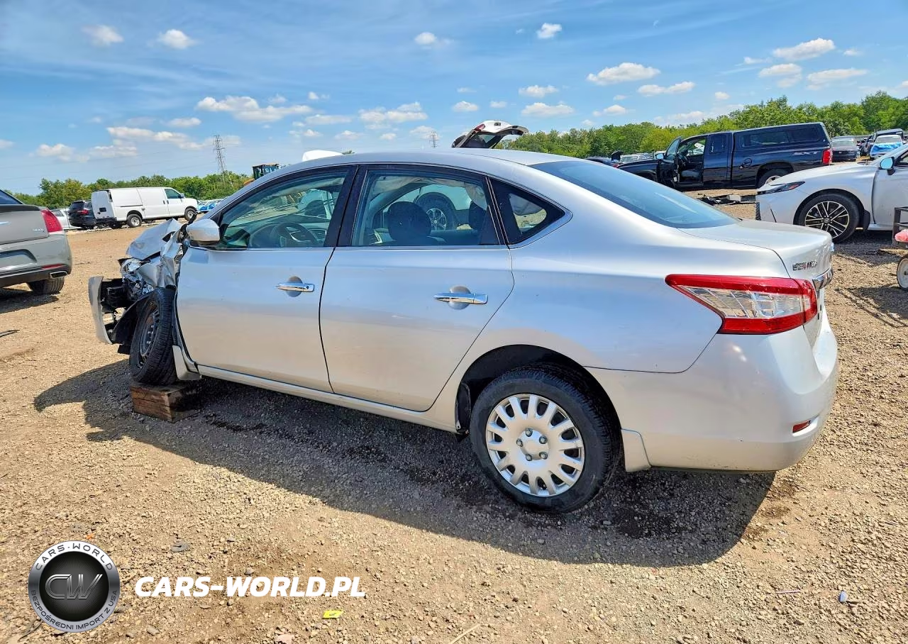 2014 Nissan Sentra Sv VIN:1N4AB7AP8EN852325 - 2