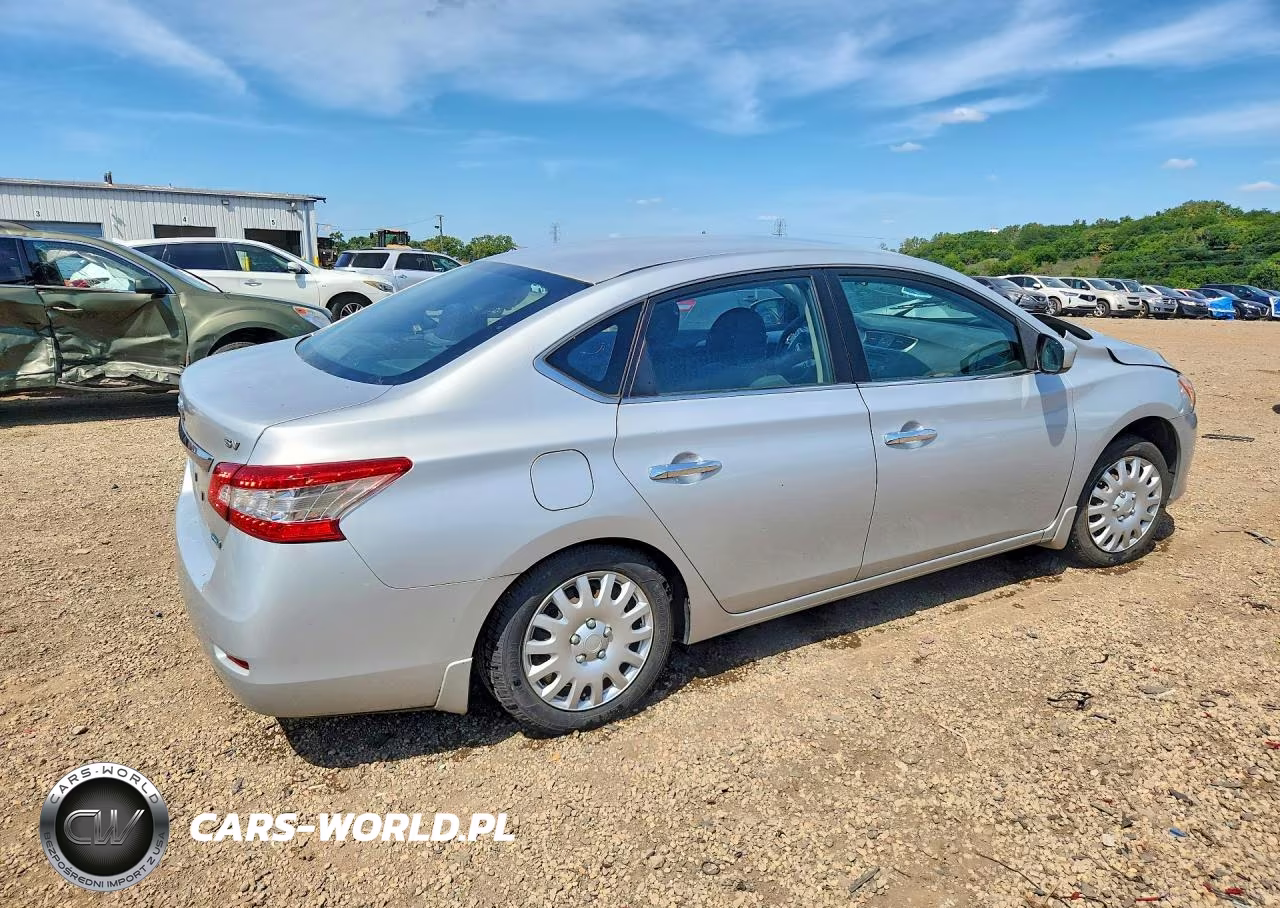 2014 Nissan Sentra Sv VIN:1N4AB7AP8EN852325 - 3