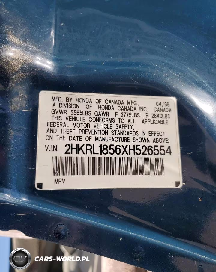 1999 Honda Odyssey Lx VIN:2HKRL1856XH526554 - 13