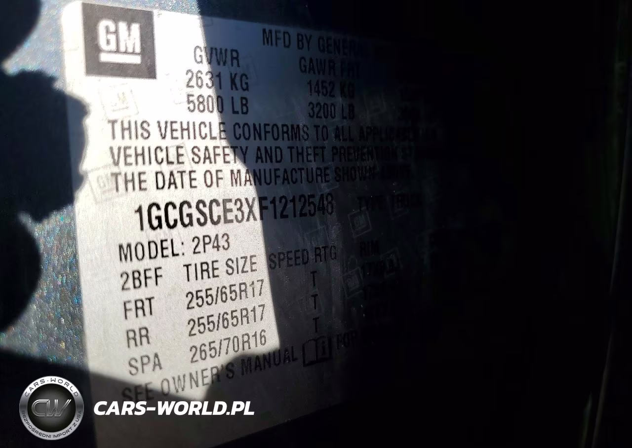 2015 Chevrolet Colorado Z71 VIN:1GCGSCE3XF1212548 - 13