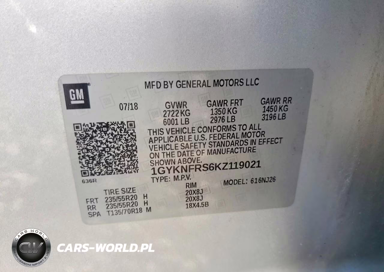 2019 Cadillac Xt5 Premium Luxury VIN:1GYKNFRS6KZ119021 - 13