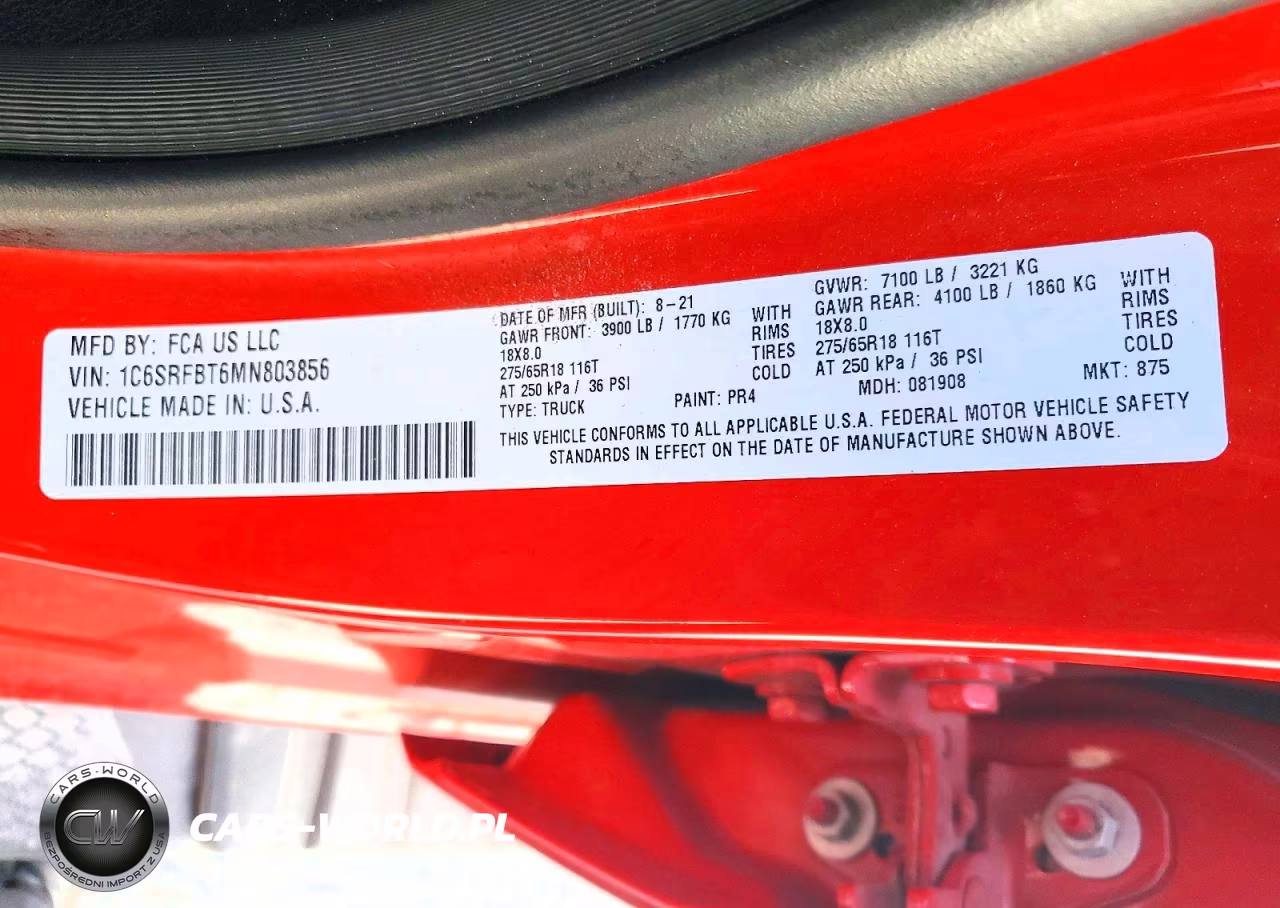 2021 Ram 1500 Big Horn-Lone Star VIN:1C6SRFBT6MN803856 - 13