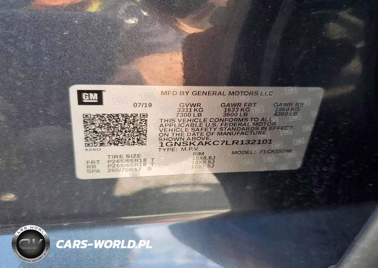 2020 Chevrolet Tahoe K1500 Ls VIN:1GNSKAKC7LR132101 - 13