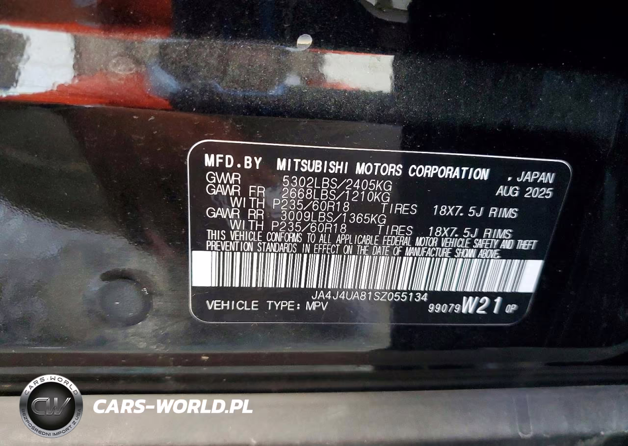 2025 Mitsubishi Outlander Es VIN:JA4J4UA81SZ055134 - 13