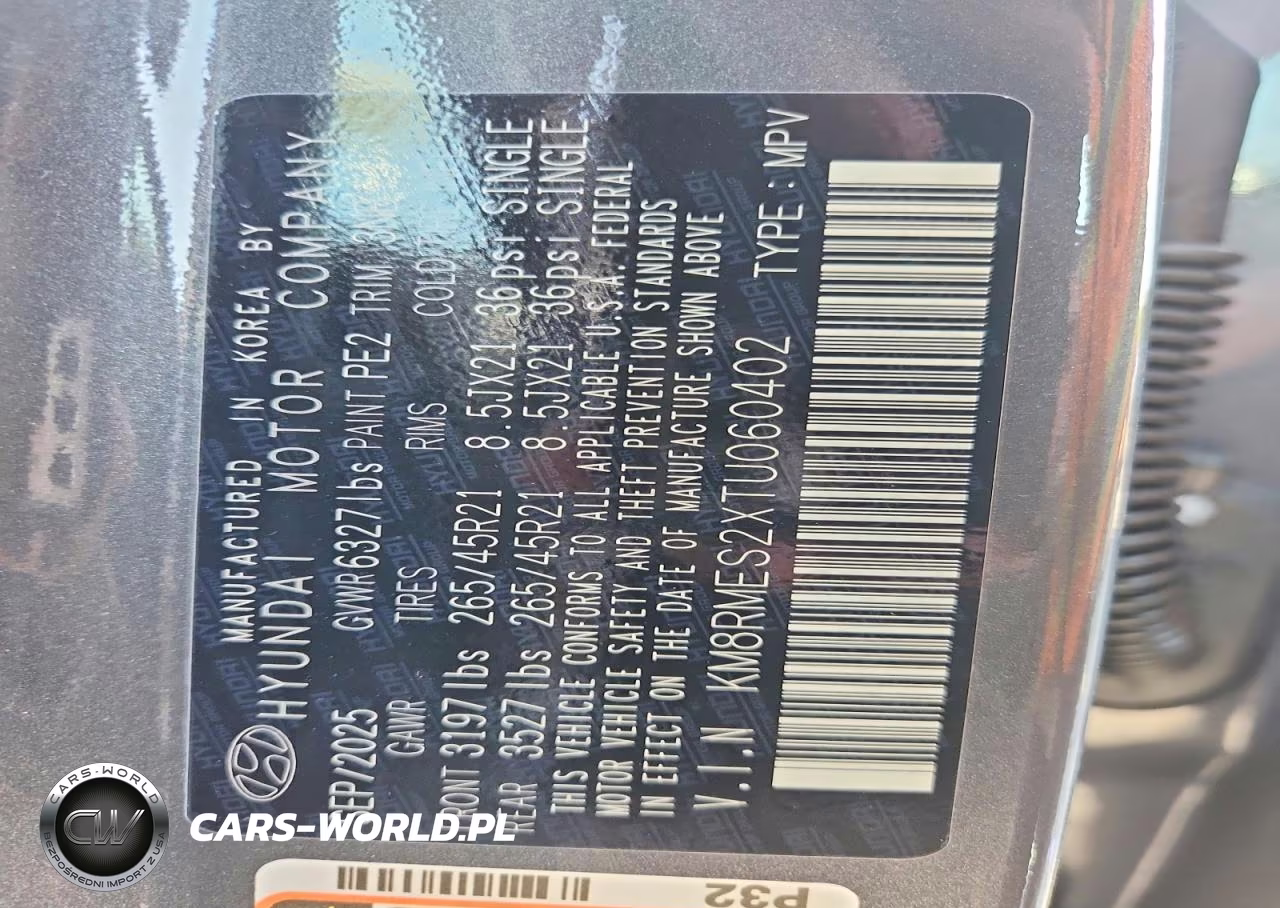 2026 Hyundai Palisade Calligraphy VIN:KM8RMES2XTU060402 - 13