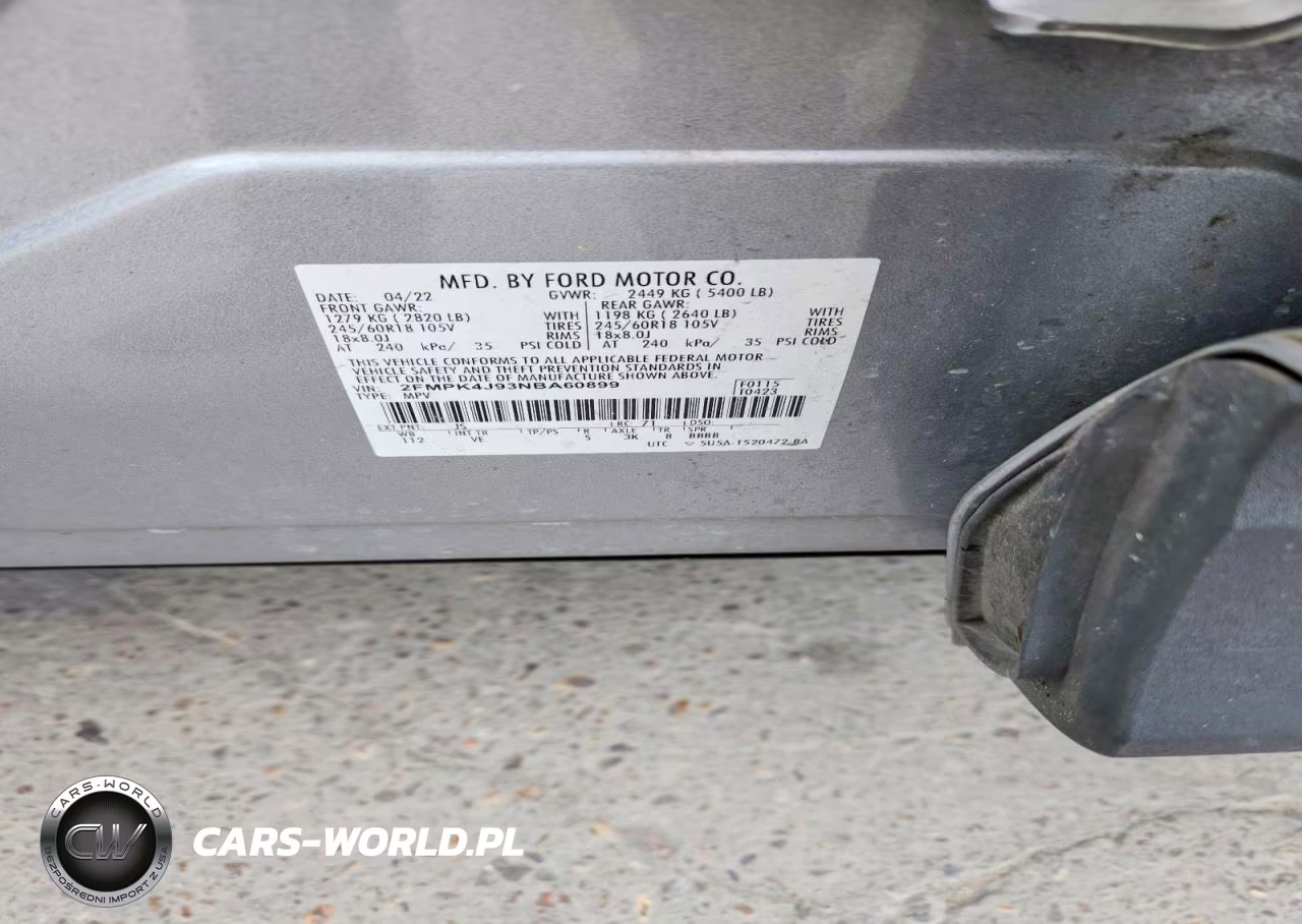 2022 Ford Edge Sel VIN:2FMPK4J93NBA60899 - 13