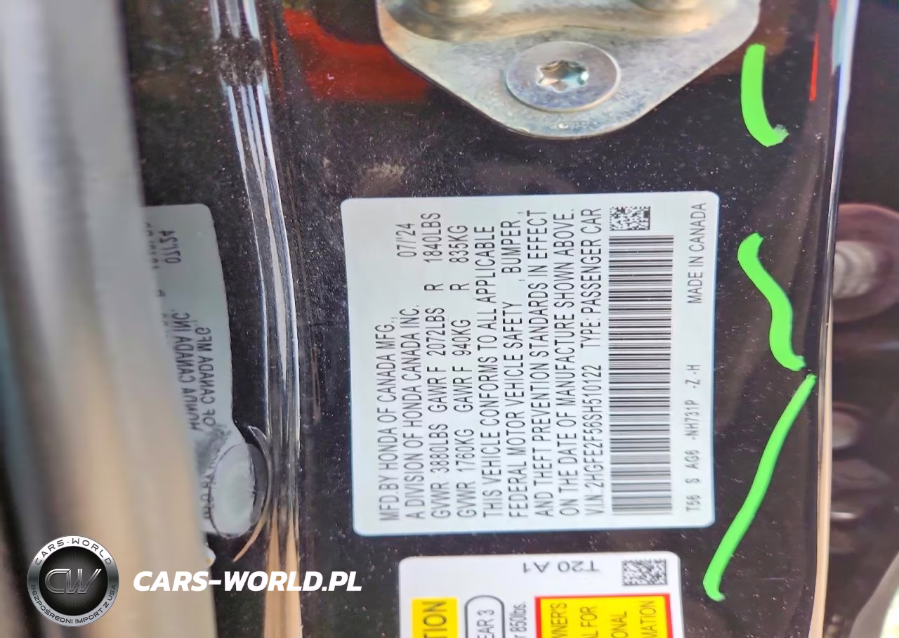 2025 Honda Civic Sport VIN:2HGFE2F56SH510122 - 13