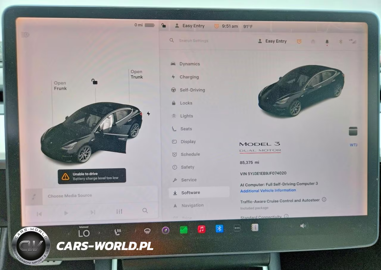 2018 Tesla Model 3 VIN:5YJ3E1EB9JF074020 - 9