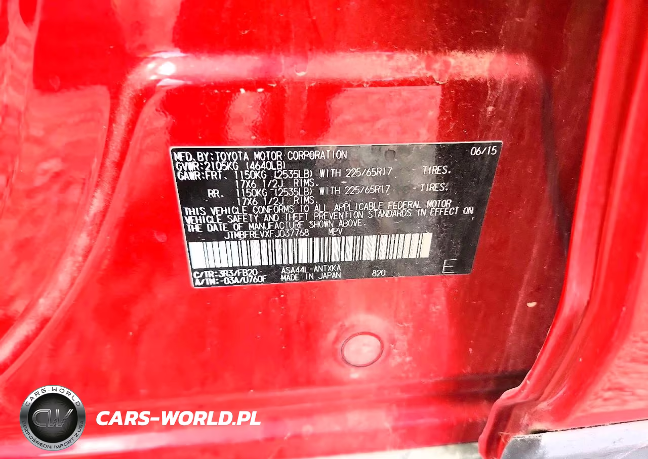 2015 Toyota Rav4 Le VIN:JTMBFREVXFJ037768 - 13