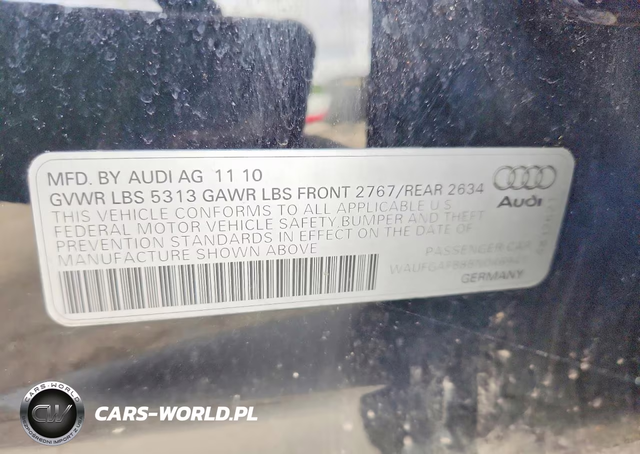 2011 Audi A6 Premium Plus VIN:WAUFGAFB8BN046943 - 12