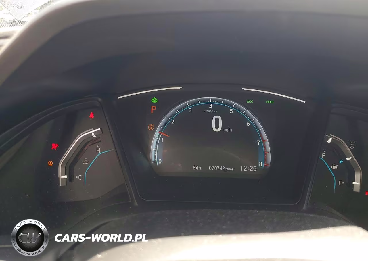 2019 Honda Civic Lx VIN:19XFC2F62KE039109 - 9
