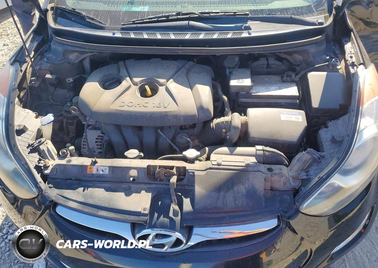2013 Hyundai Elantra Gls VIN:KMHDH4AE6DU961031 - 11