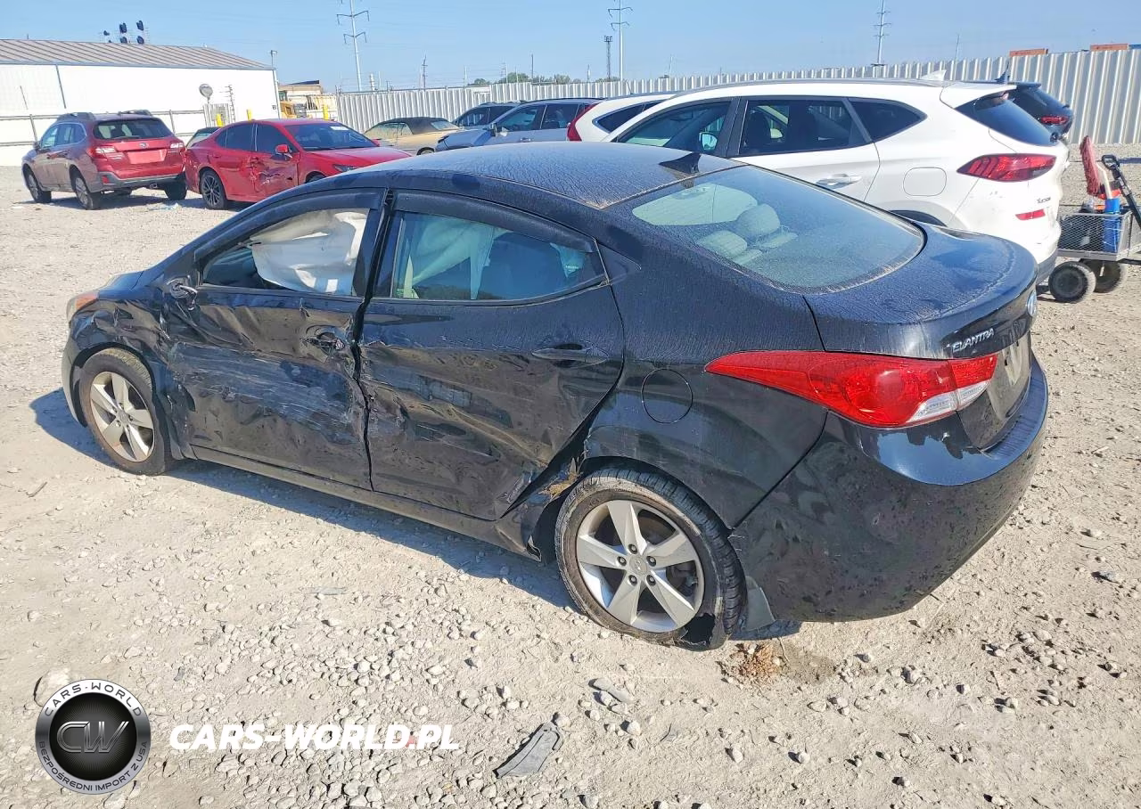 2013 Hyundai Elantra Gls VIN:KMHDH4AE6DU961031 - 2