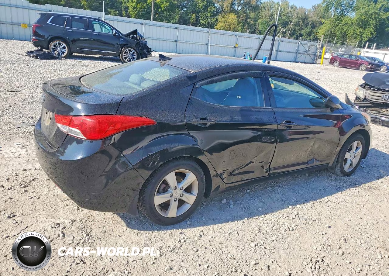 2013 Hyundai Elantra Gls VIN:KMHDH4AE6DU961031 - 3