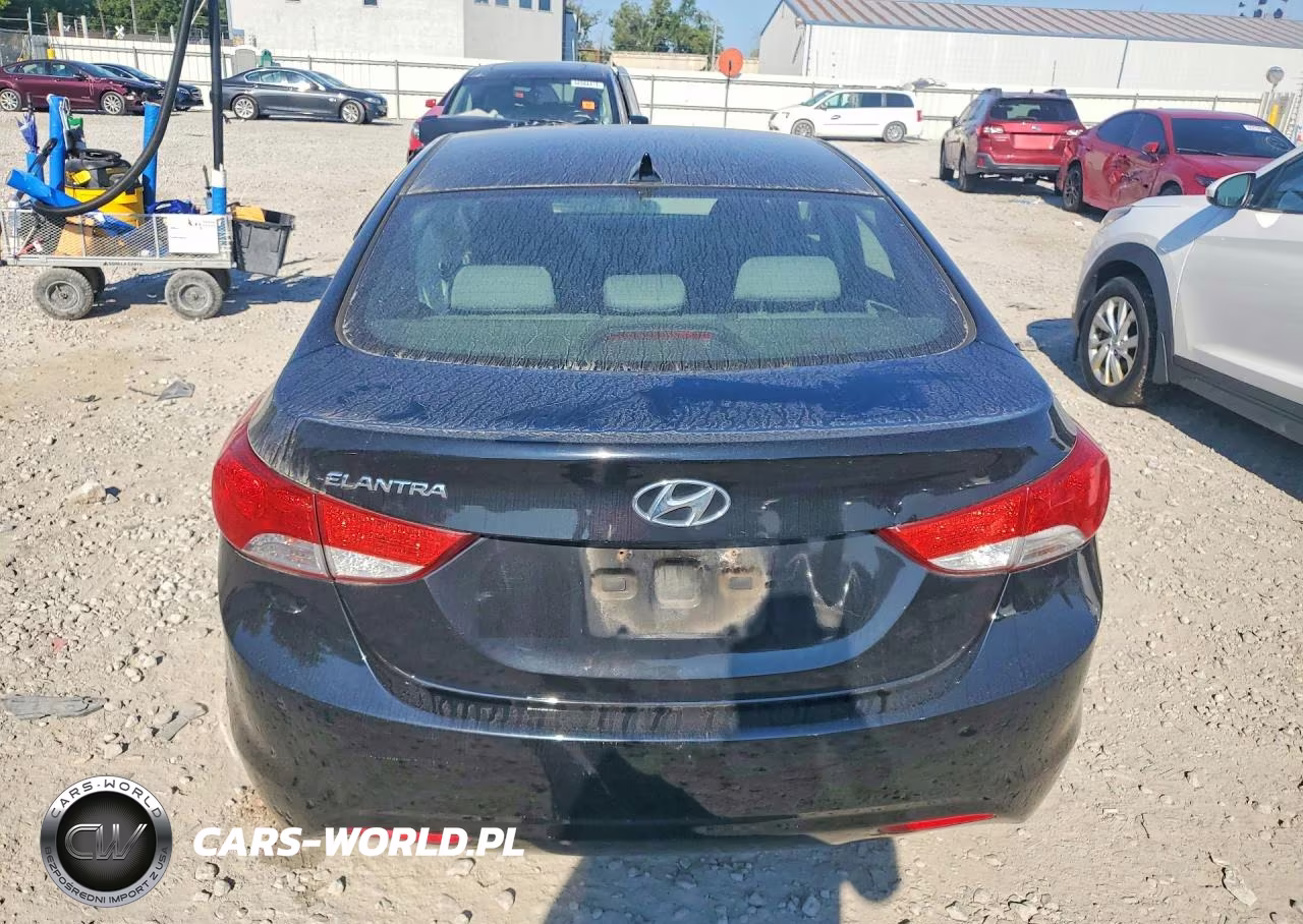 2013 Hyundai Elantra Gls VIN:KMHDH4AE6DU961031 - 6