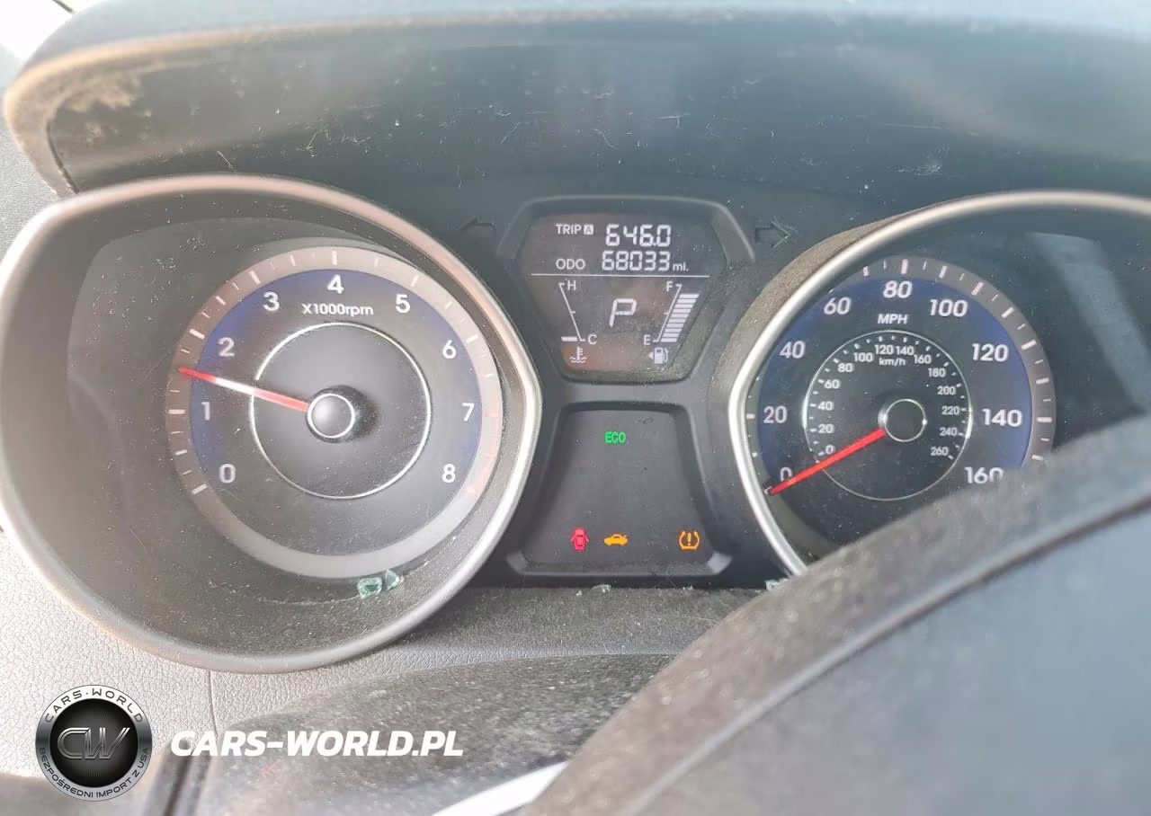 2013 Hyundai Elantra Gls VIN:KMHDH4AE6DU961031 - 9