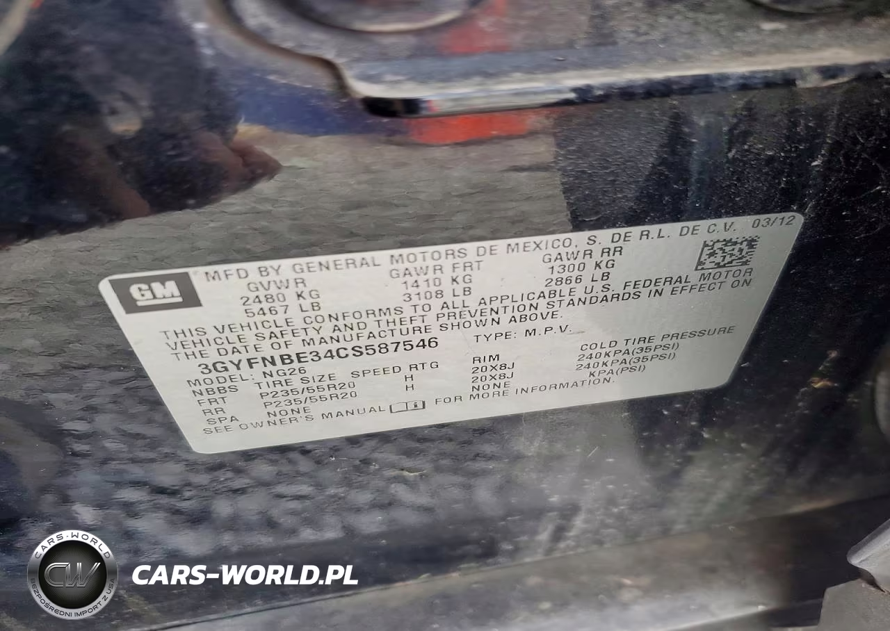 2012 Cadillac Srx Performance Collection VIN:3GYFNBE34CS587546 - 14
