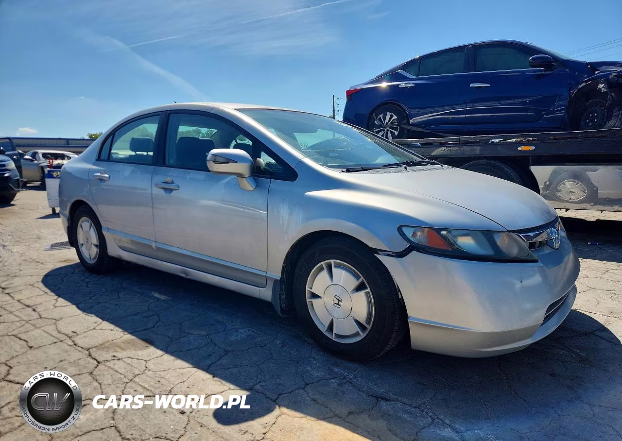 2007 Honda Civic Hybrid VIN:JHMFA36237S018927 - 4