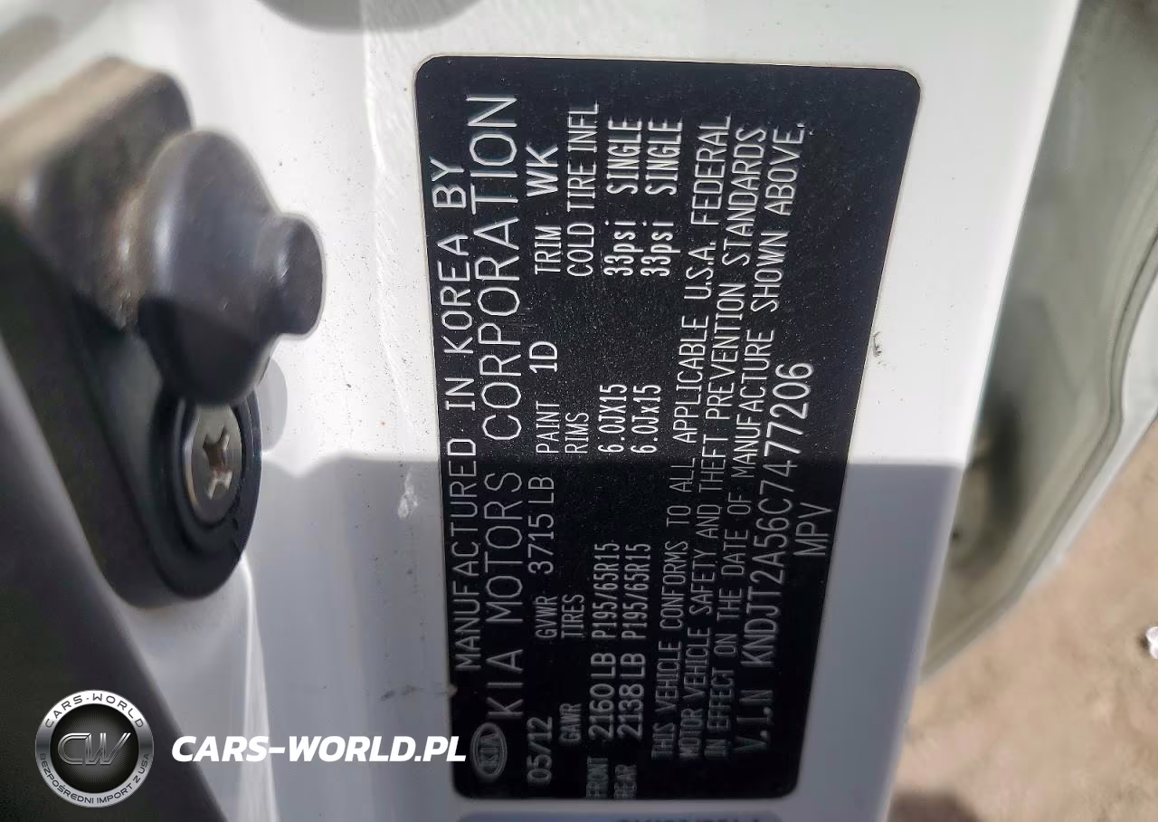 2012 Kia Soul Base VIN:KNDJT2A56C7477206 - 13