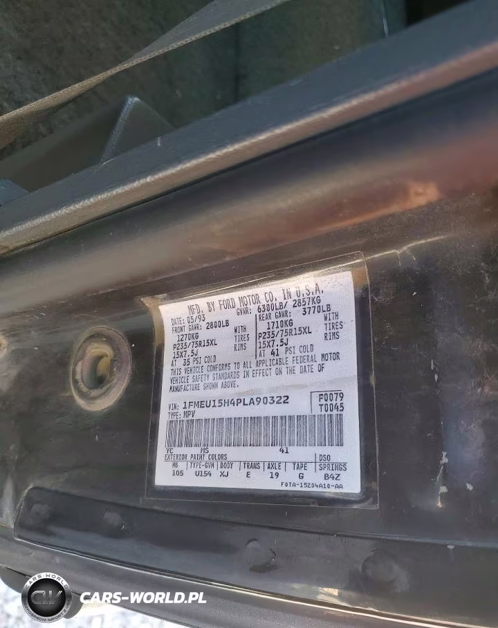 1993 Ford Bronco U100 VIN:1FMEU15H4PLA90322 - 13
